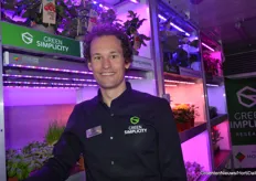 Wessel van Paasen of Green Simplicity. They will be the innovation department in the field of indoor and vertical farming for light and climate within Green V